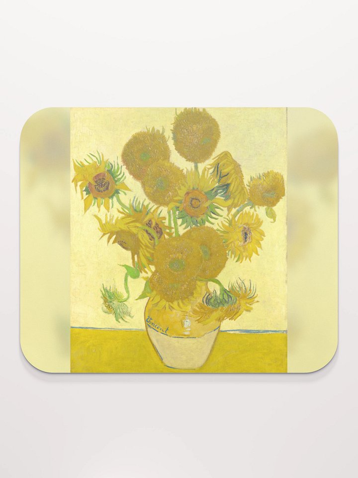 Van Gogh – Sunflowers Mouse Pad product image (2)