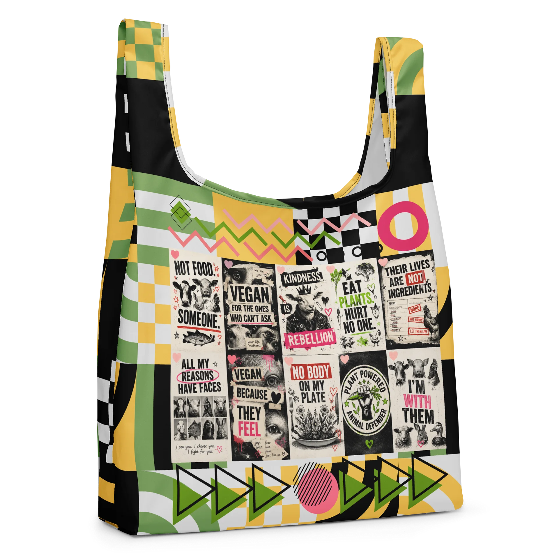 Vegan Power Collage- Shopping Bag product image (6)