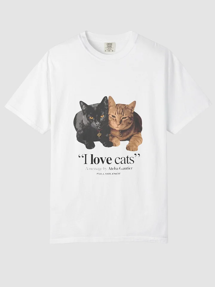 I Love Cats Ateba Gautier Oversized Shirt product image (132)
