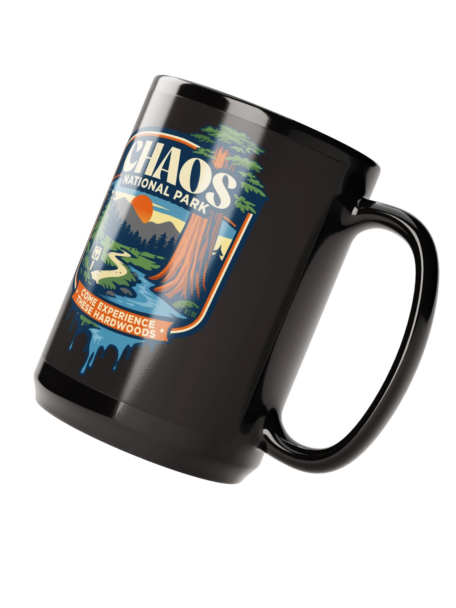 Chaos National Park Black Mug product image (4)