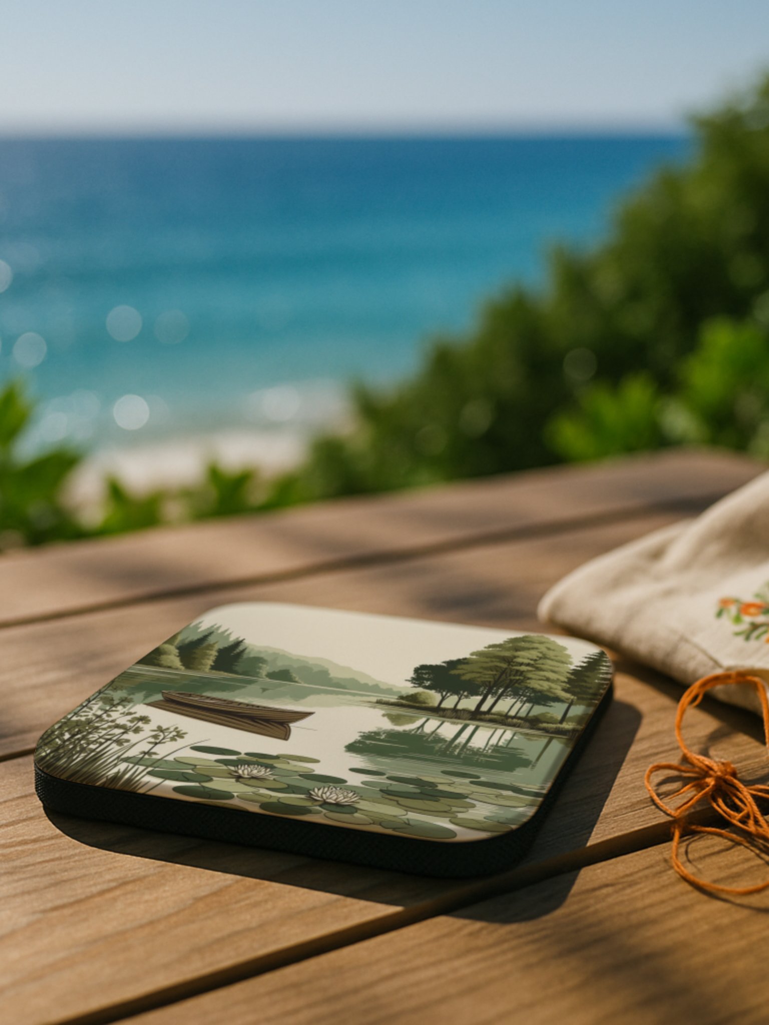Lily Lake Cork Coaster product image (5)