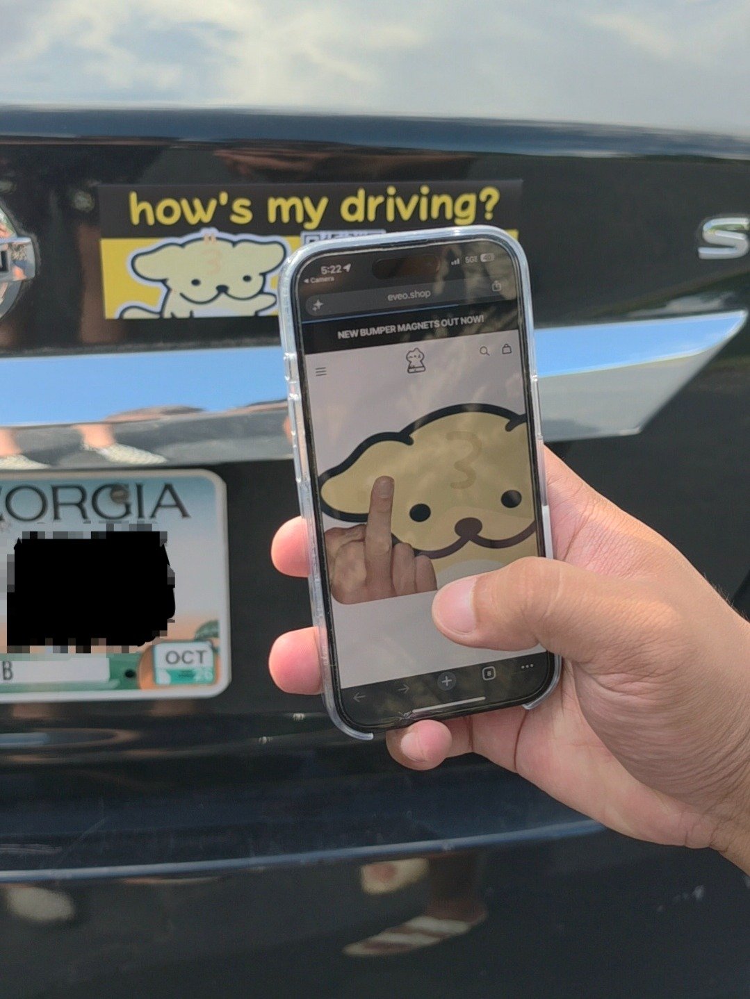 Hows My Driving? Bumper Magnet product image (2)
