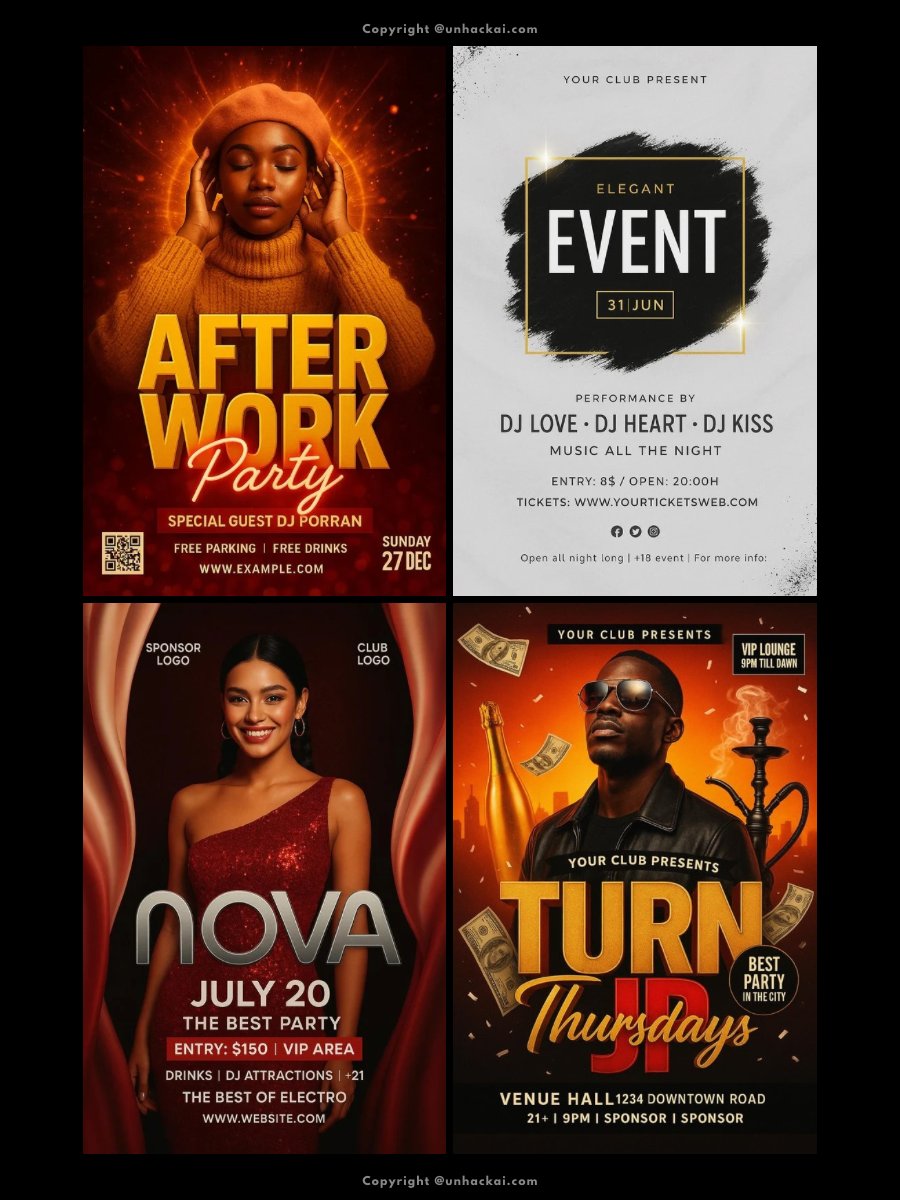 ChatGPT Party and Event Flyer Prompts product image (3)