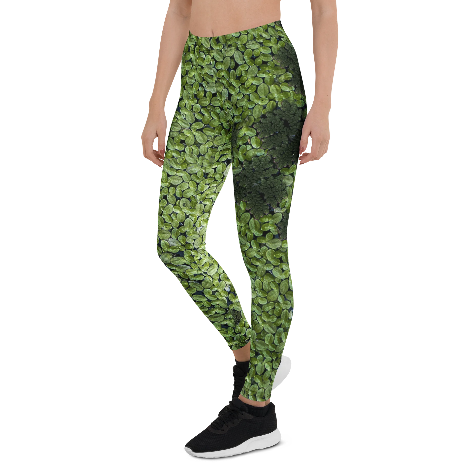 Verdant Life Women's All-Over Print High-Waisted Botanical Athletic Leggings product image (4)