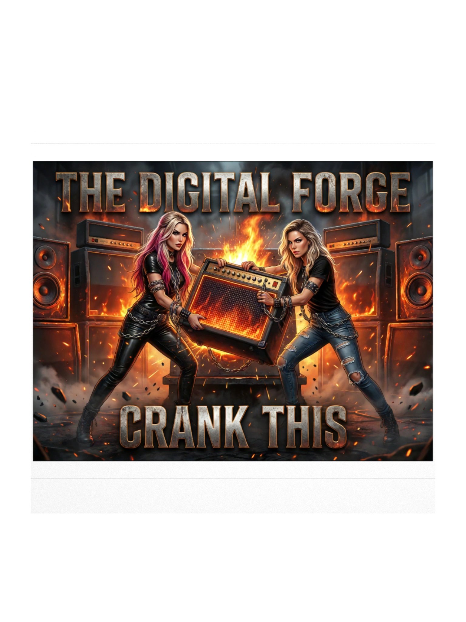 Crank This - Dual Presenters Sticker product image (1)
