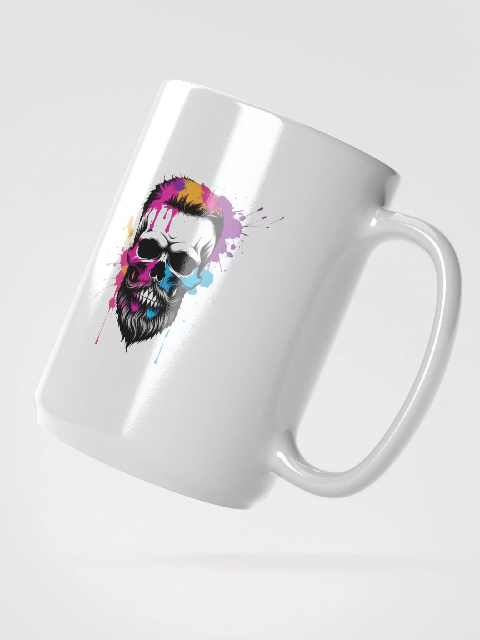 Artistic Splash Skull Mug product image (2)
