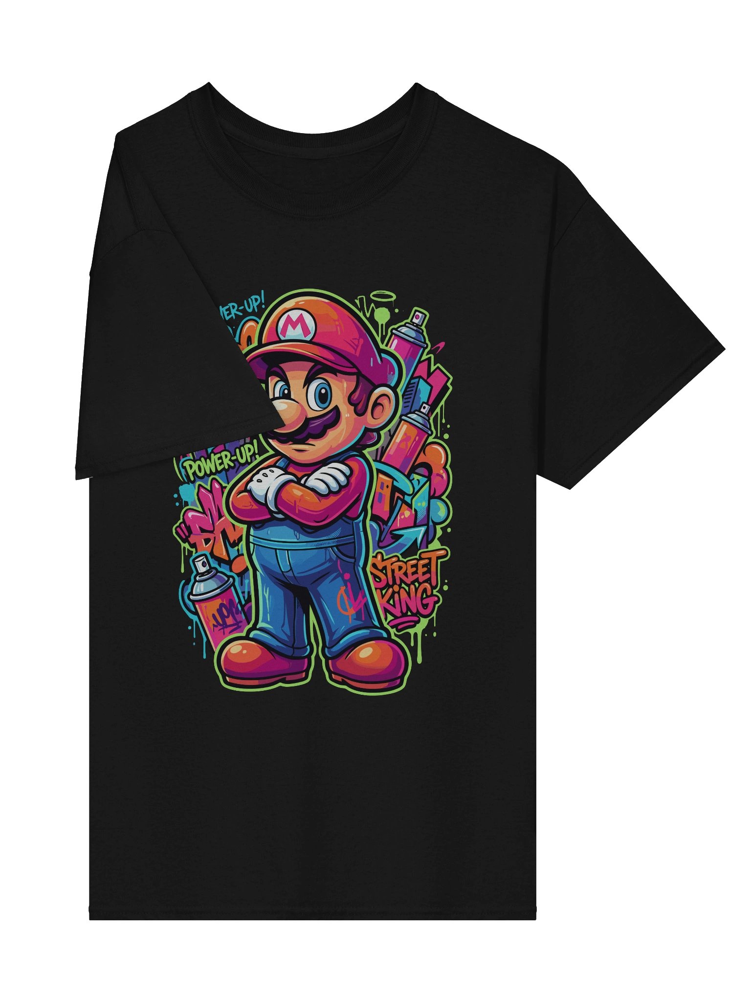 Mario graffiti t-shirt product image (30)