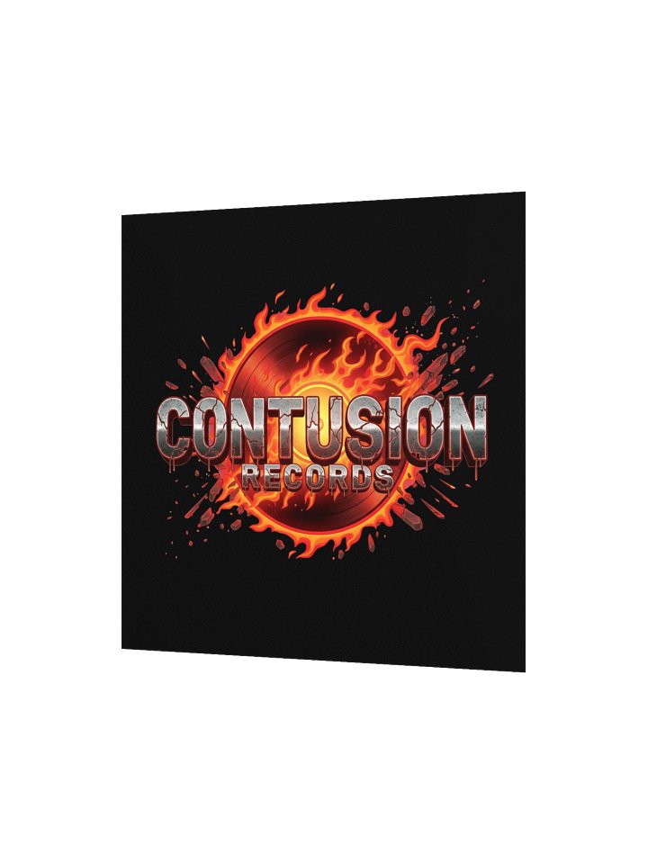 CR Fiery Vinyl Flames Logo Matte Poster product image (4)
