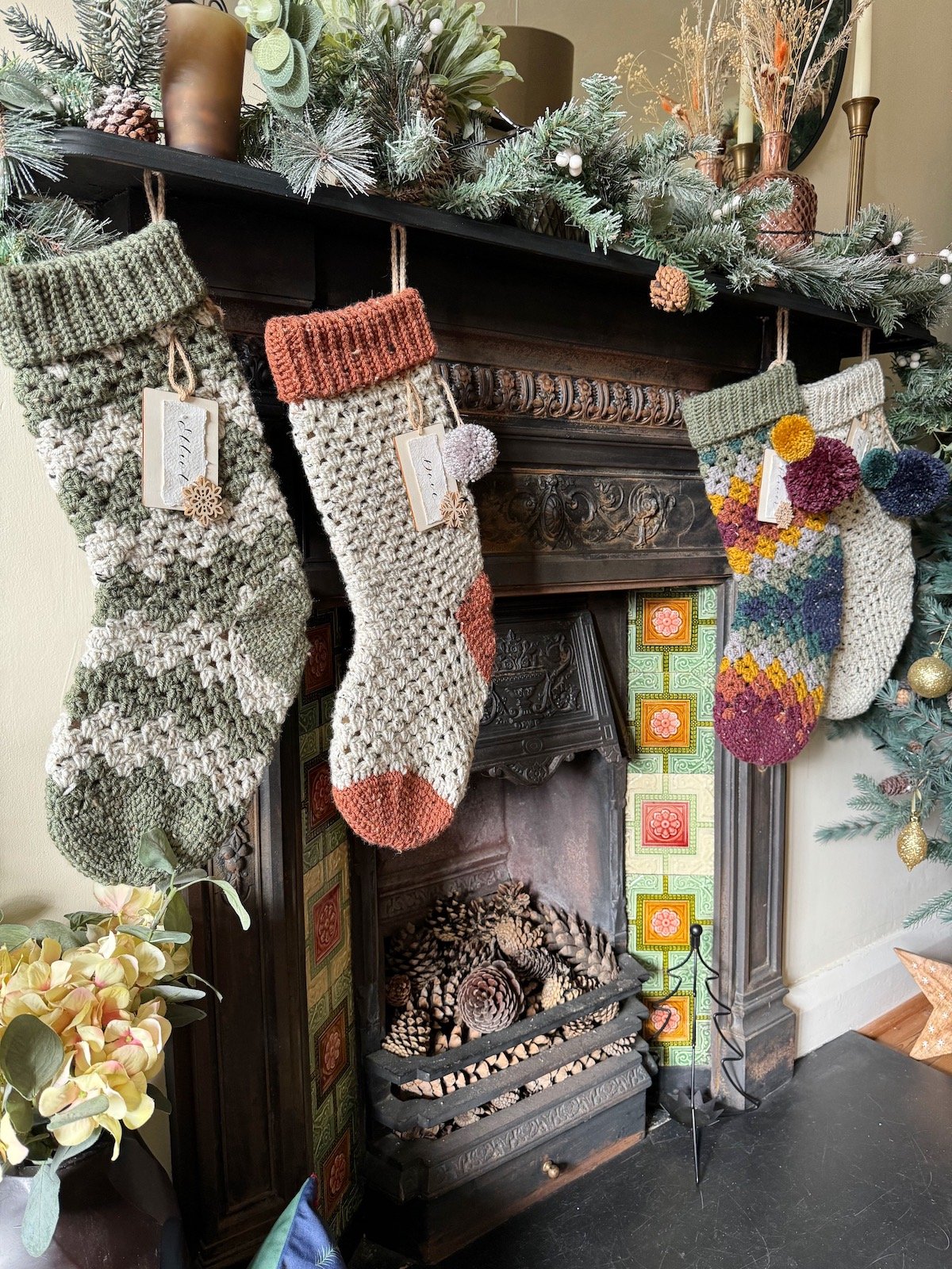 Granny Stitch Crochet Stocking Pattern | HanJan Crochet