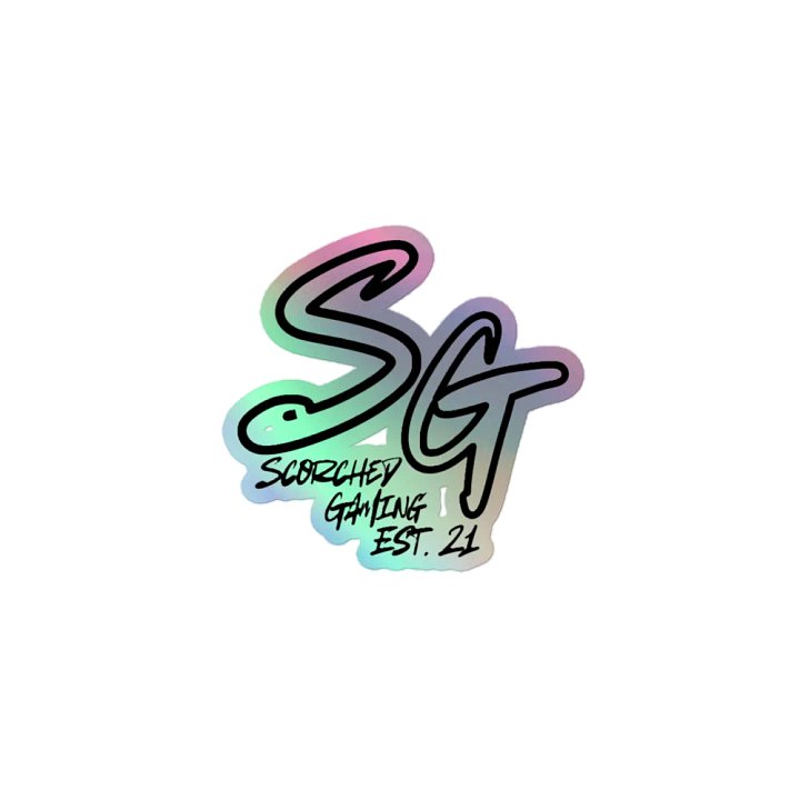Scorched Holographic Sticker V2 product image (1)