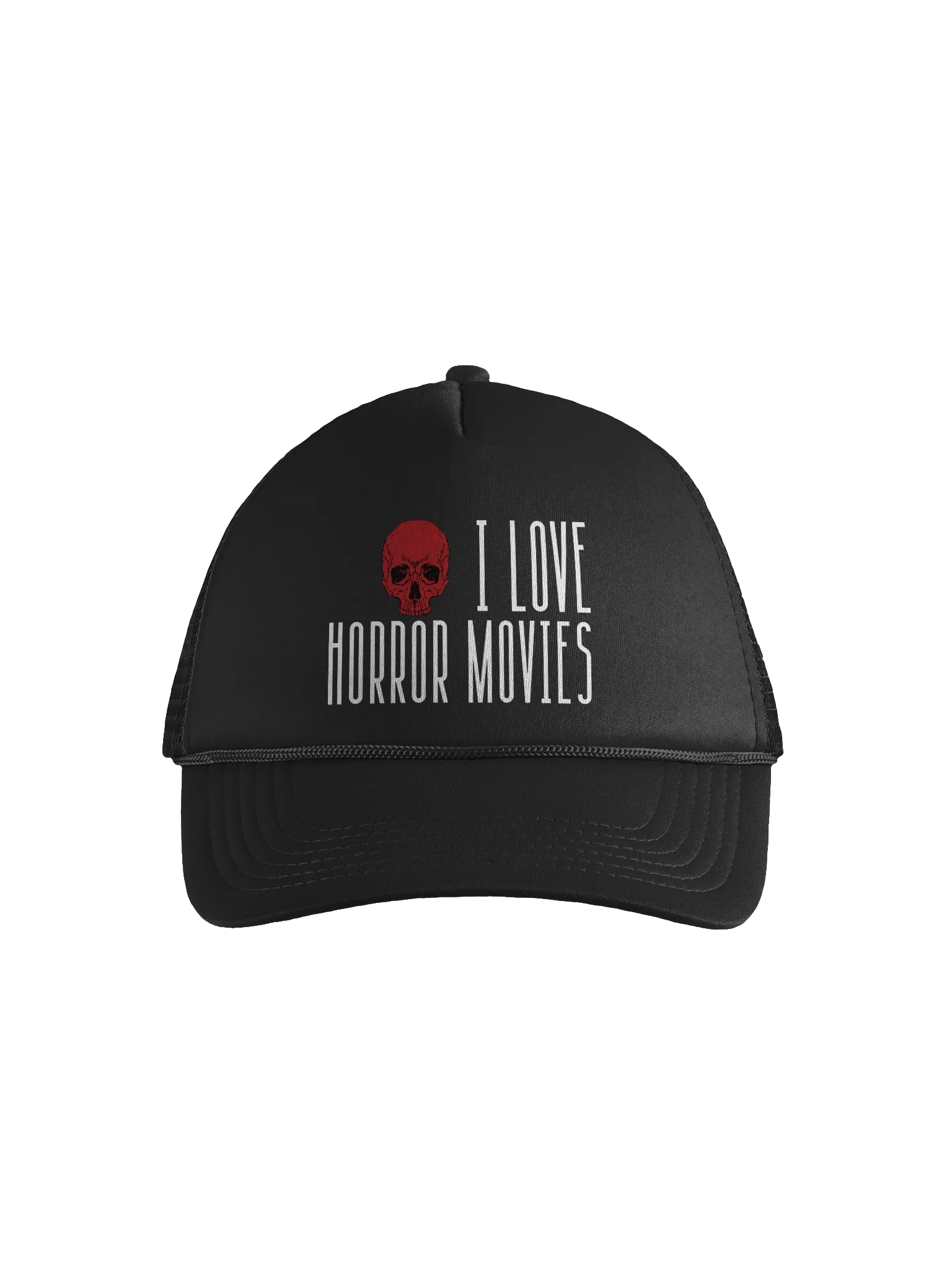 I Love Horror Movies (Skull) -Baseball Hat product image (1)