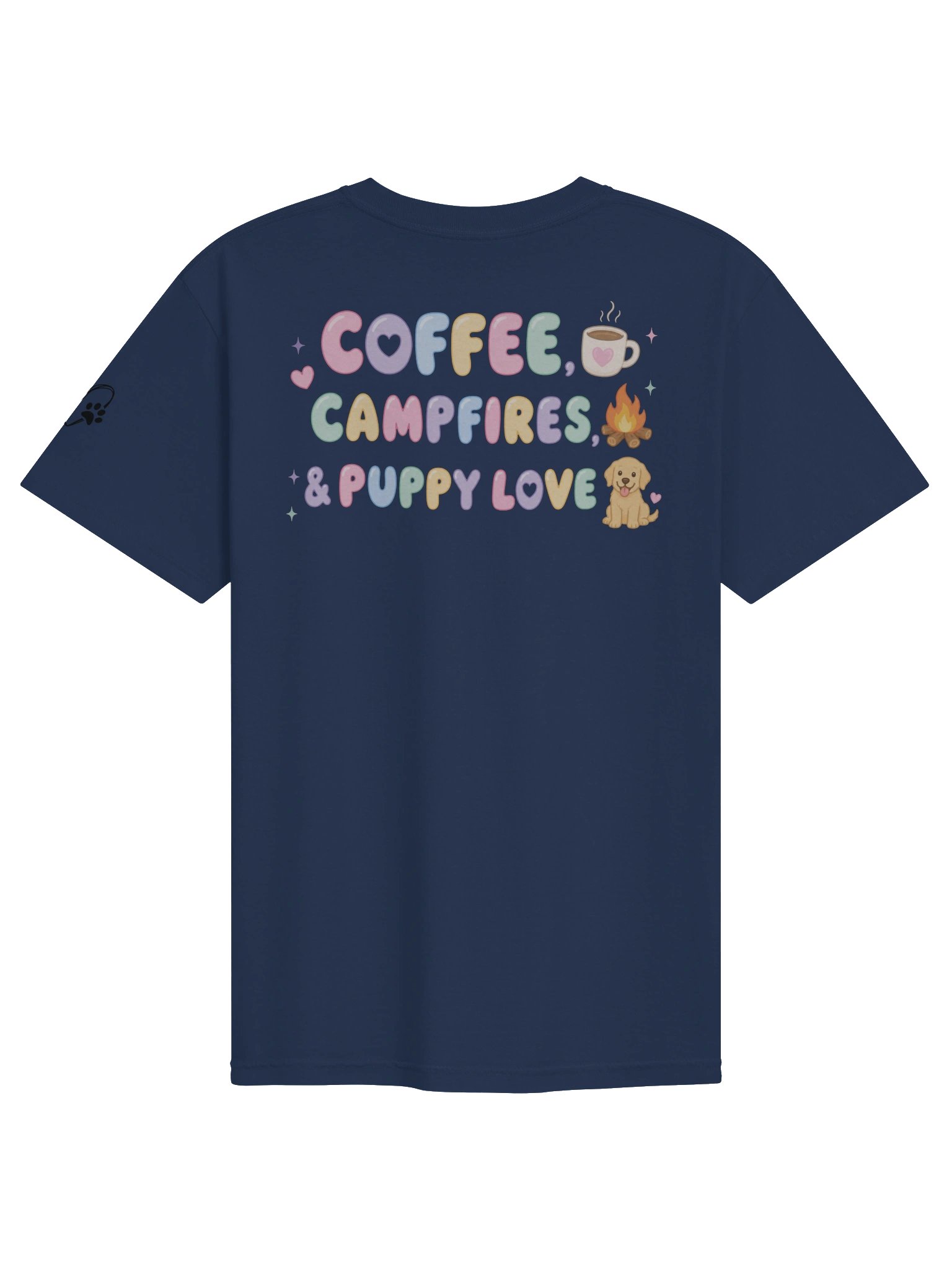Coffee, Campfires & Dog Mom Things Tee 🐾☕🏕️ product image (50)