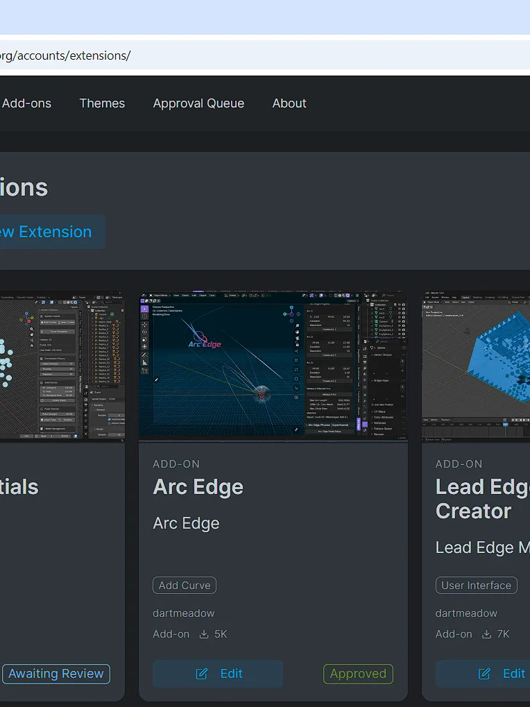 Arc Edge Blender Extension product image (3)