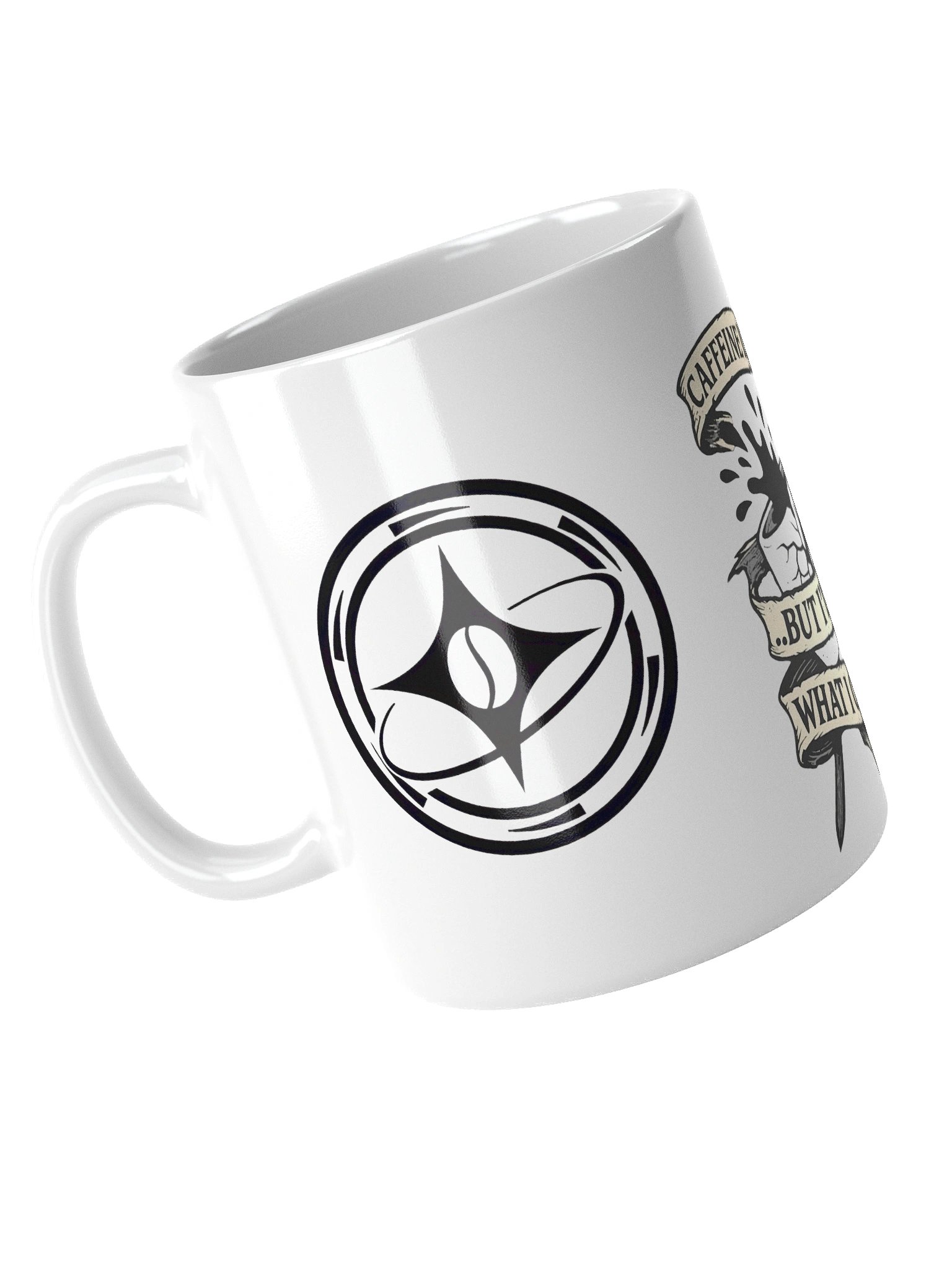 Caffeine is gone Mug... White product image (4)
