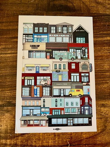 First print items have arrived for the new RVS Coffee Passports. These are the postcard and sticker sheet for the deluxe pass...