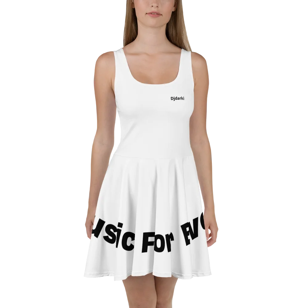 Minimalist All-Over Print Skater Dress product image (2)