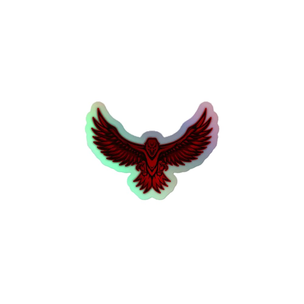 hawk holo sticker product image (1)