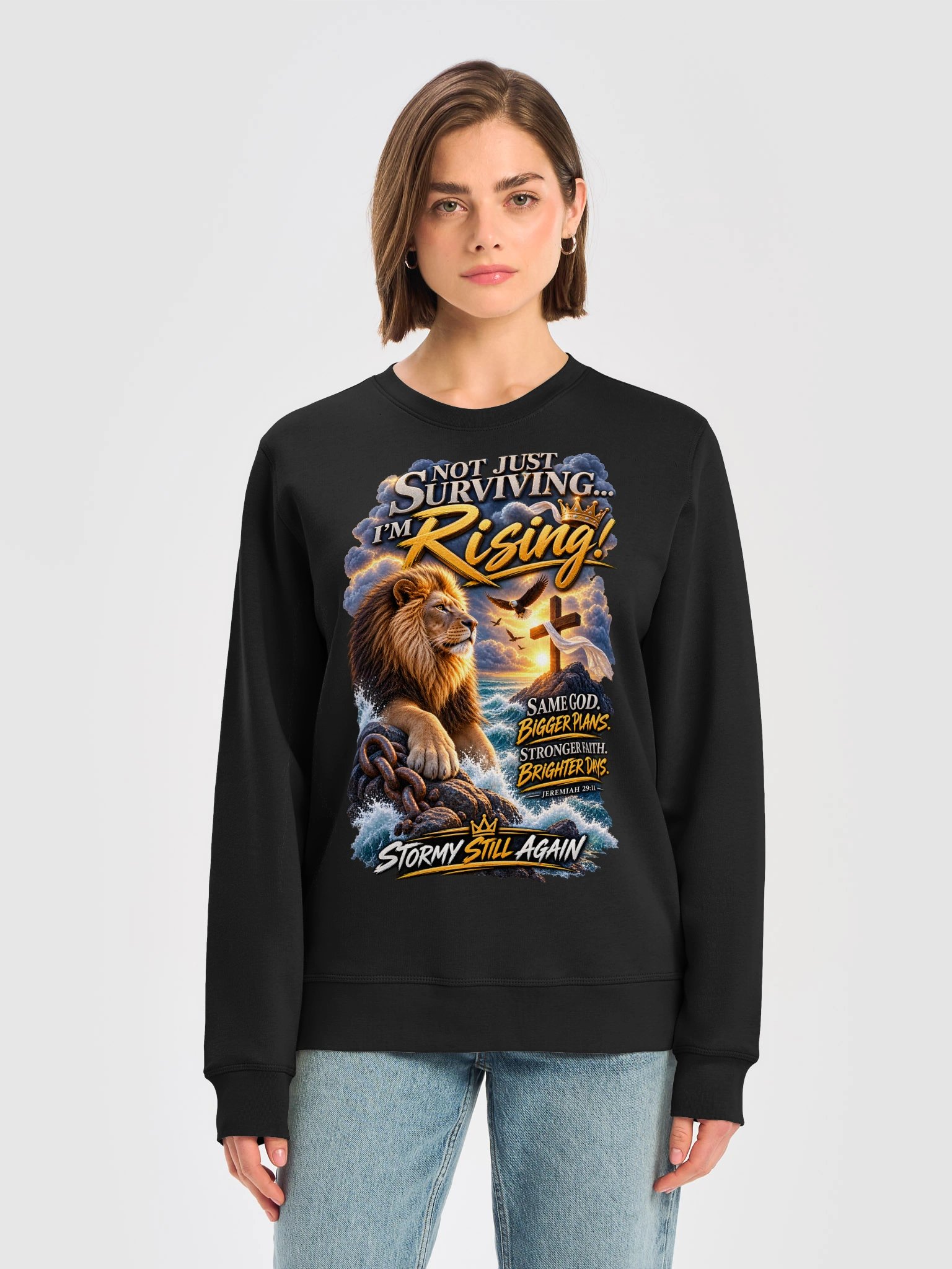 Rising in Faith Christian Sweatshirt product image (22)