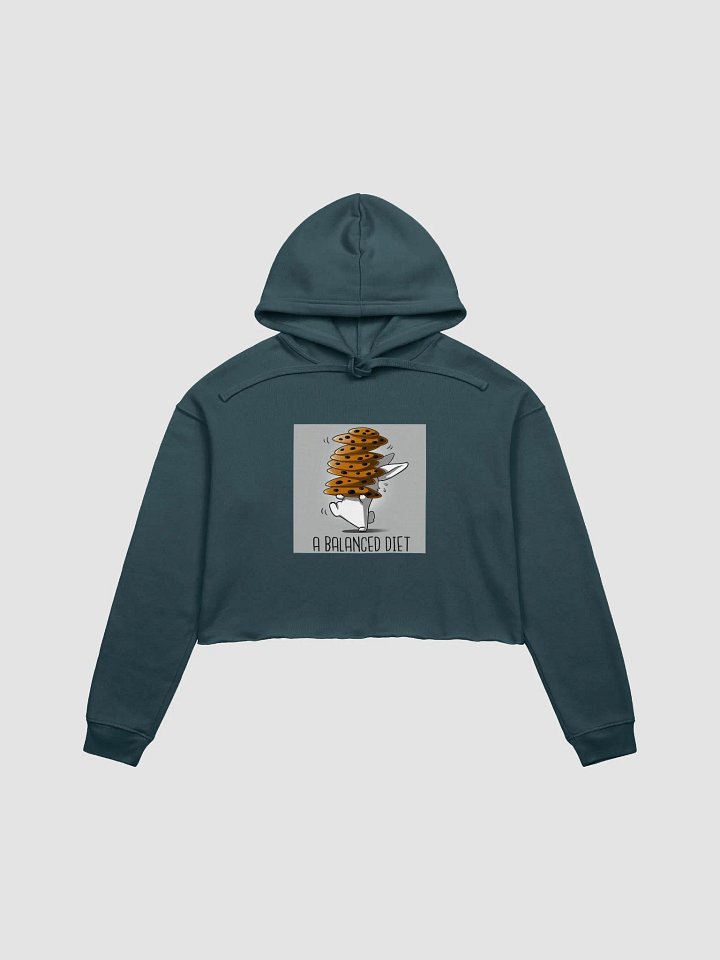 Balanced Diet Cookie Bunny Crop Hoodie product image (4)