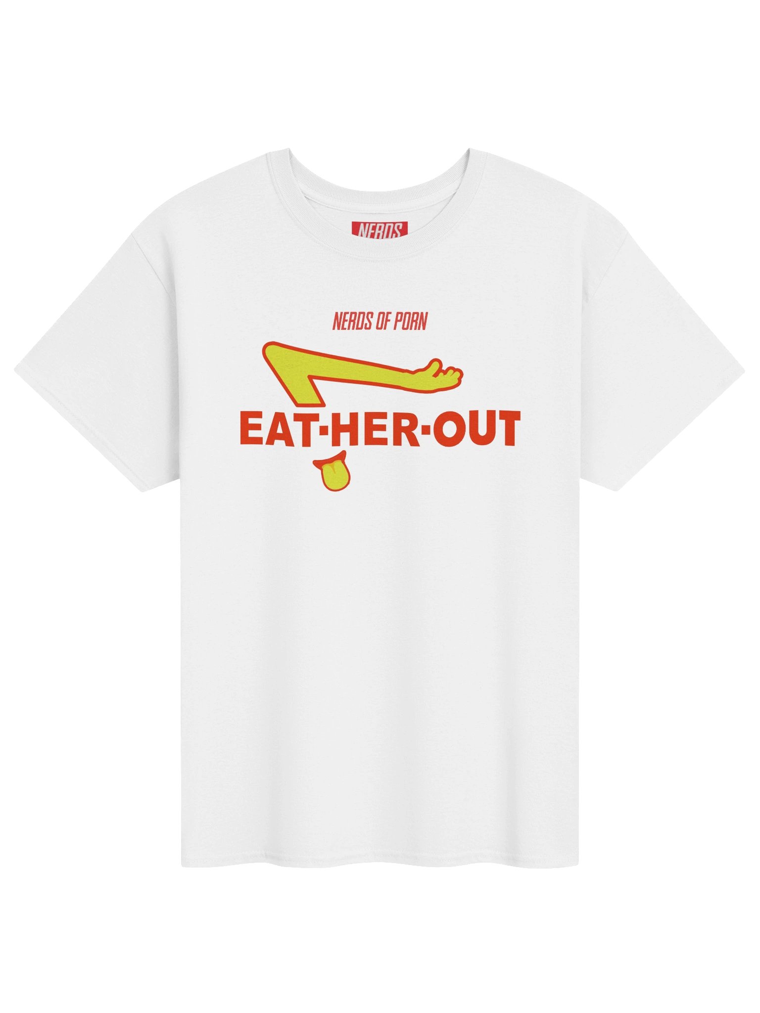 Eat Her Out Restaurant Parody Tee (white) product image (3)