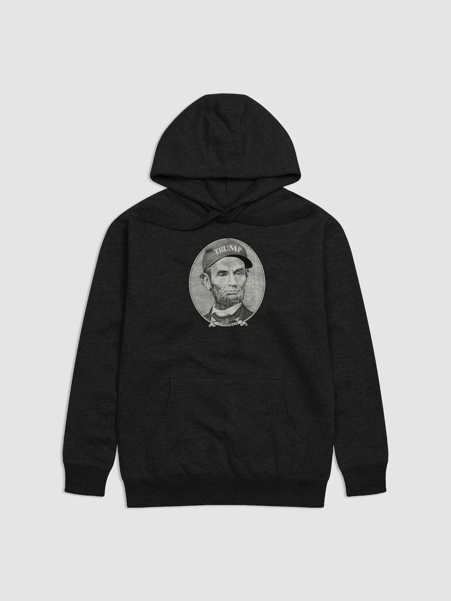 Vintage Abe Lincoln Trump Hat - Premium Hoodie product image (1)