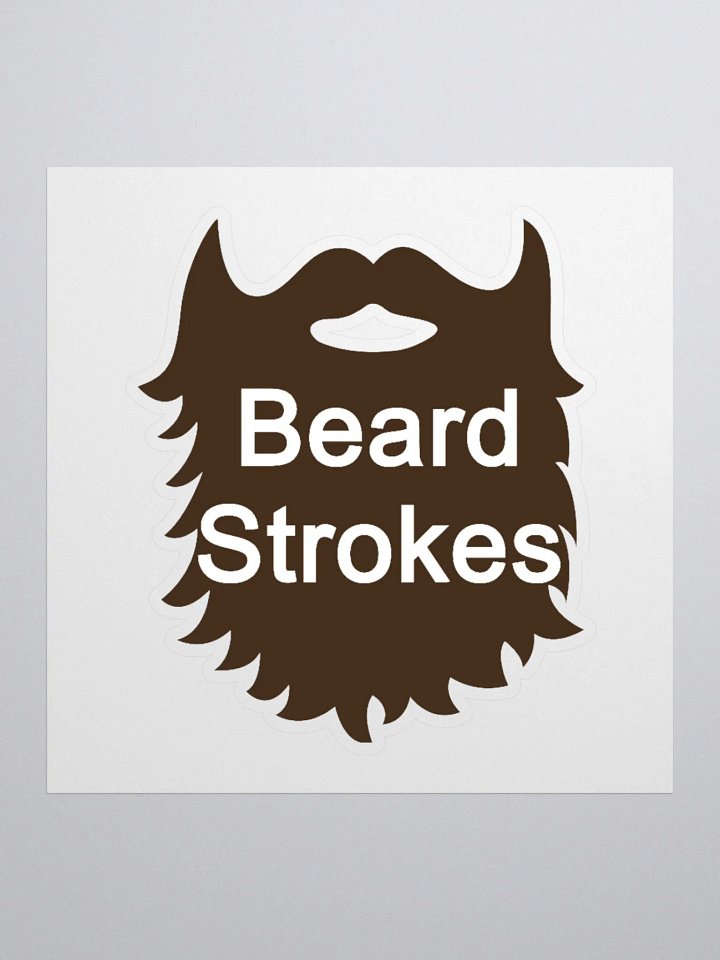 Beard Strokes Sticker product image (1)