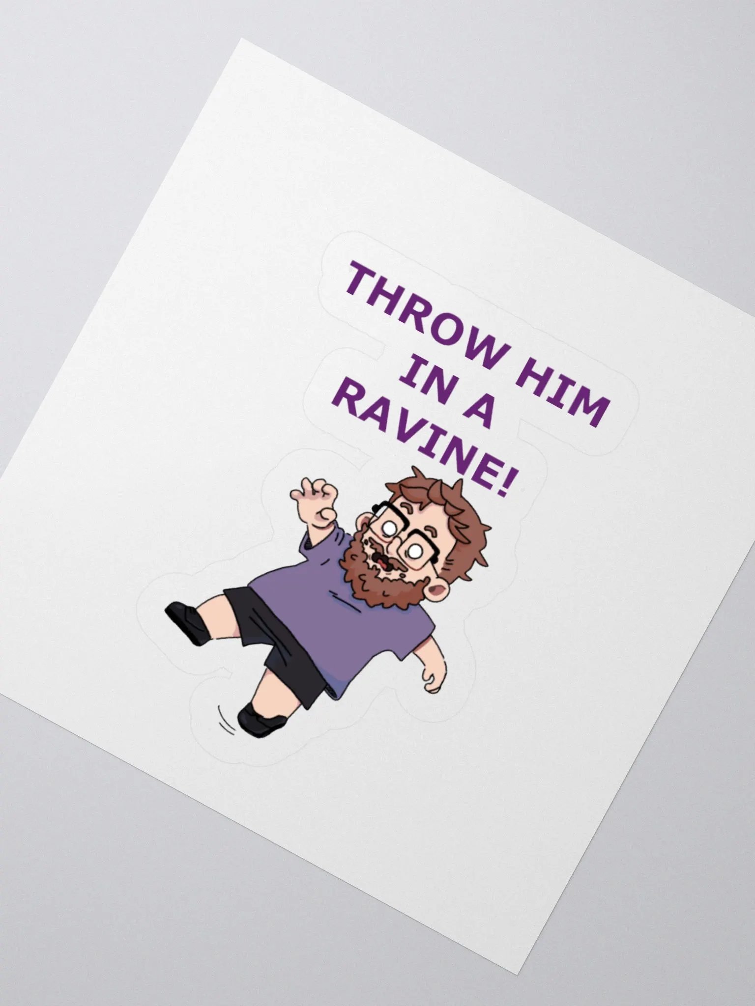 Throw Him In A Ravine Sticker product image (1)