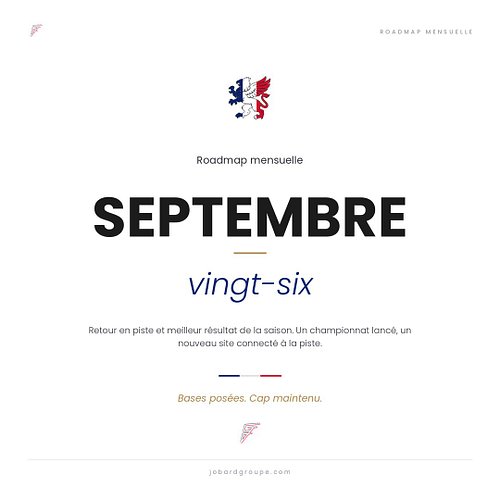 Trois courses. Trois arrivées. Une P6.

Septembre a remis l'écurie en piste. À Suzuka, partis 55es sur 60, Guillaume Jobard e...