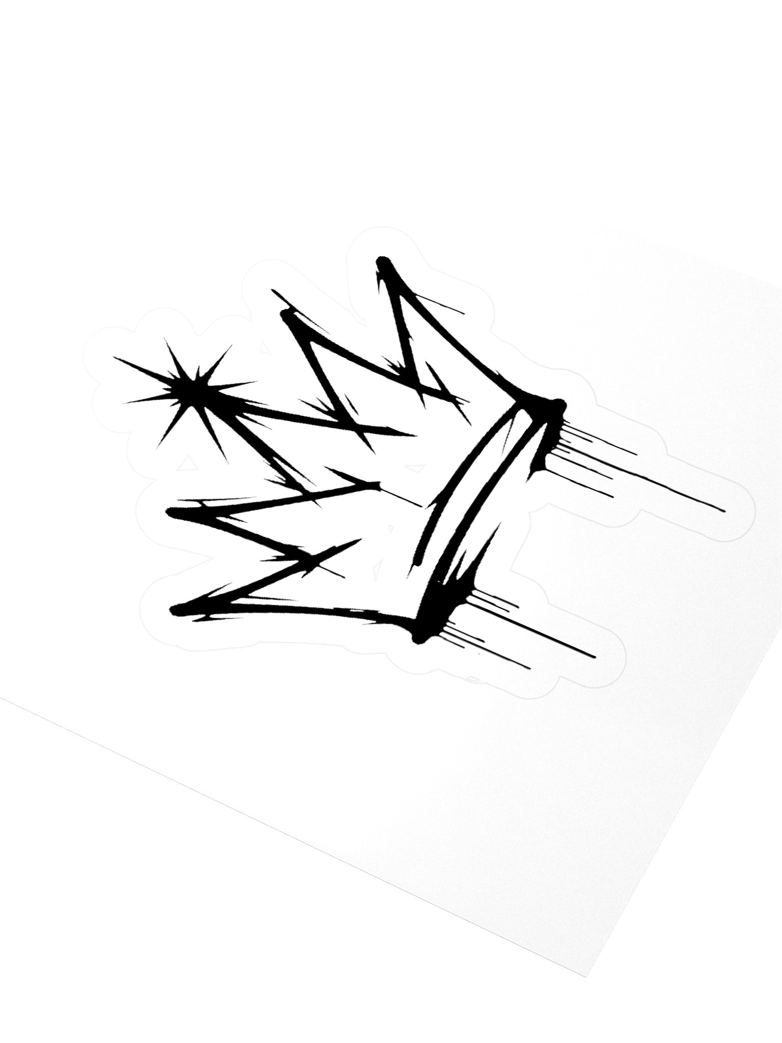 ONE KING Urban Crown Logo Vinyl Sticker product image (4)