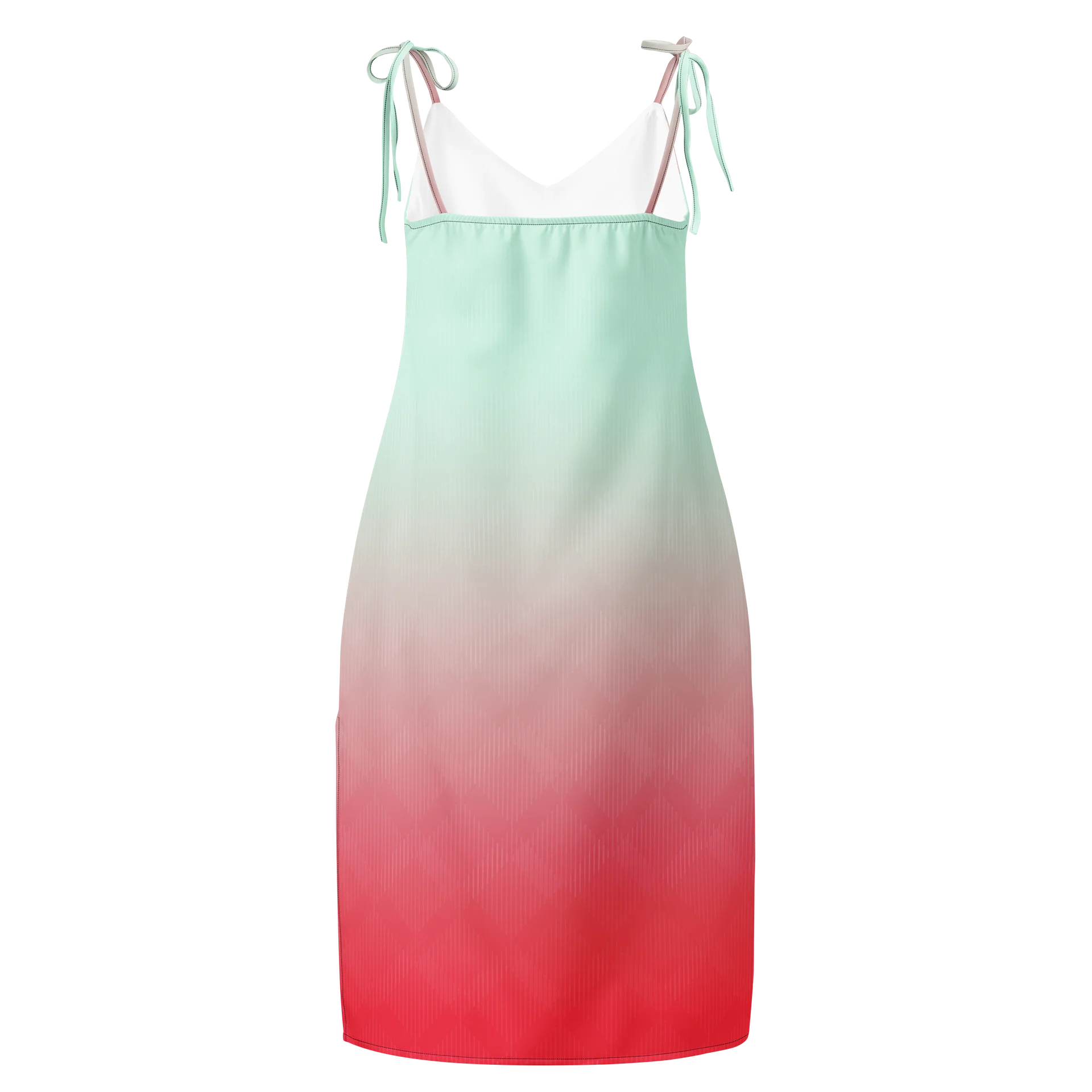 Radiant Red Gradient Slip Dress product image (2)