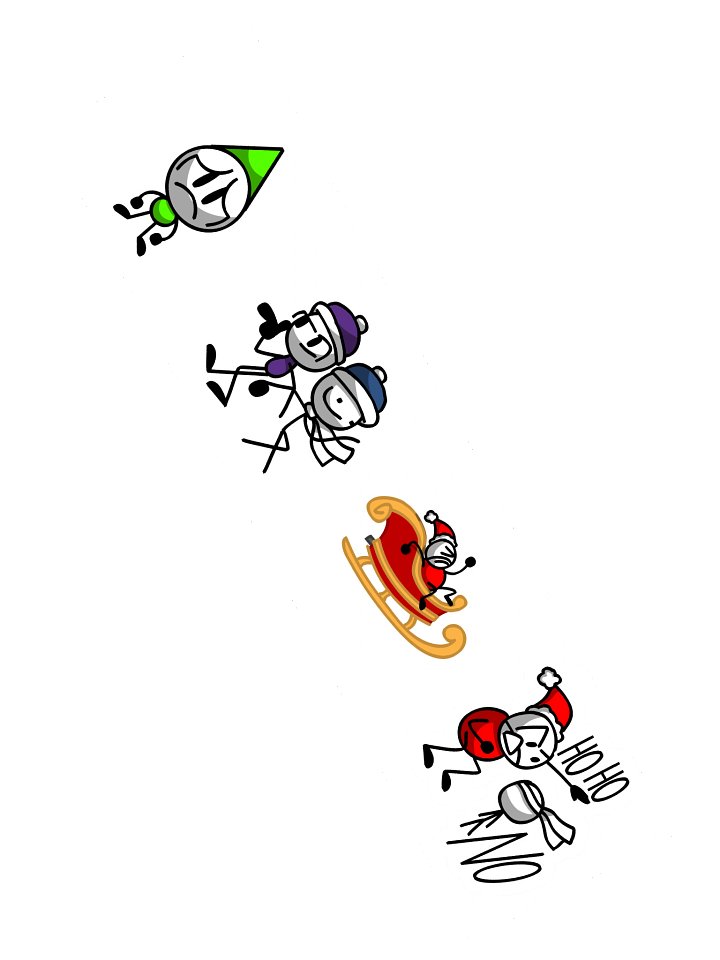 Kiss-Cut "A Verzee Christmas" Sticker Sheet product image (2)