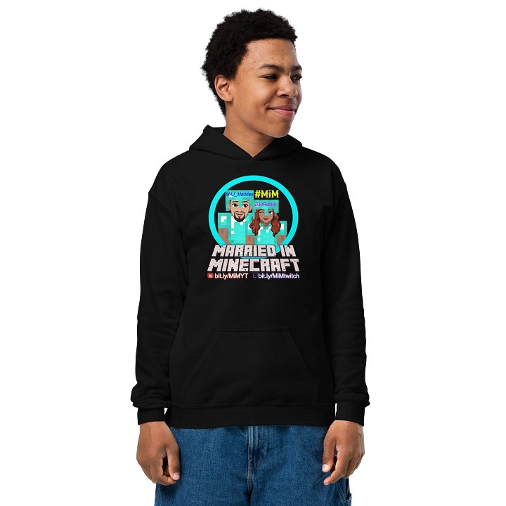 IronPanthers Youth Minecraft Hoodie product image (1)