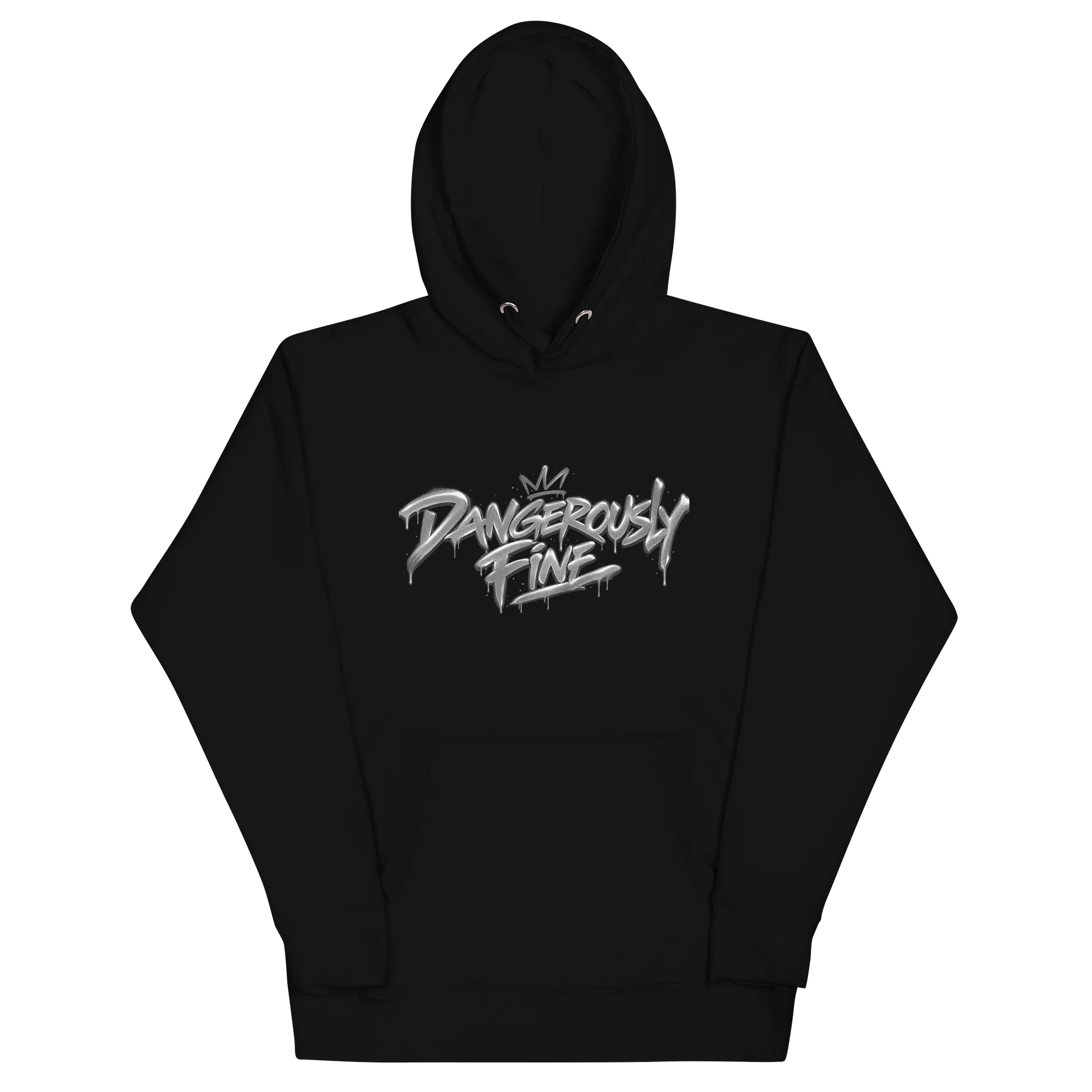 HERitage Dangerously Fine Hoodie In Silver product image (3)