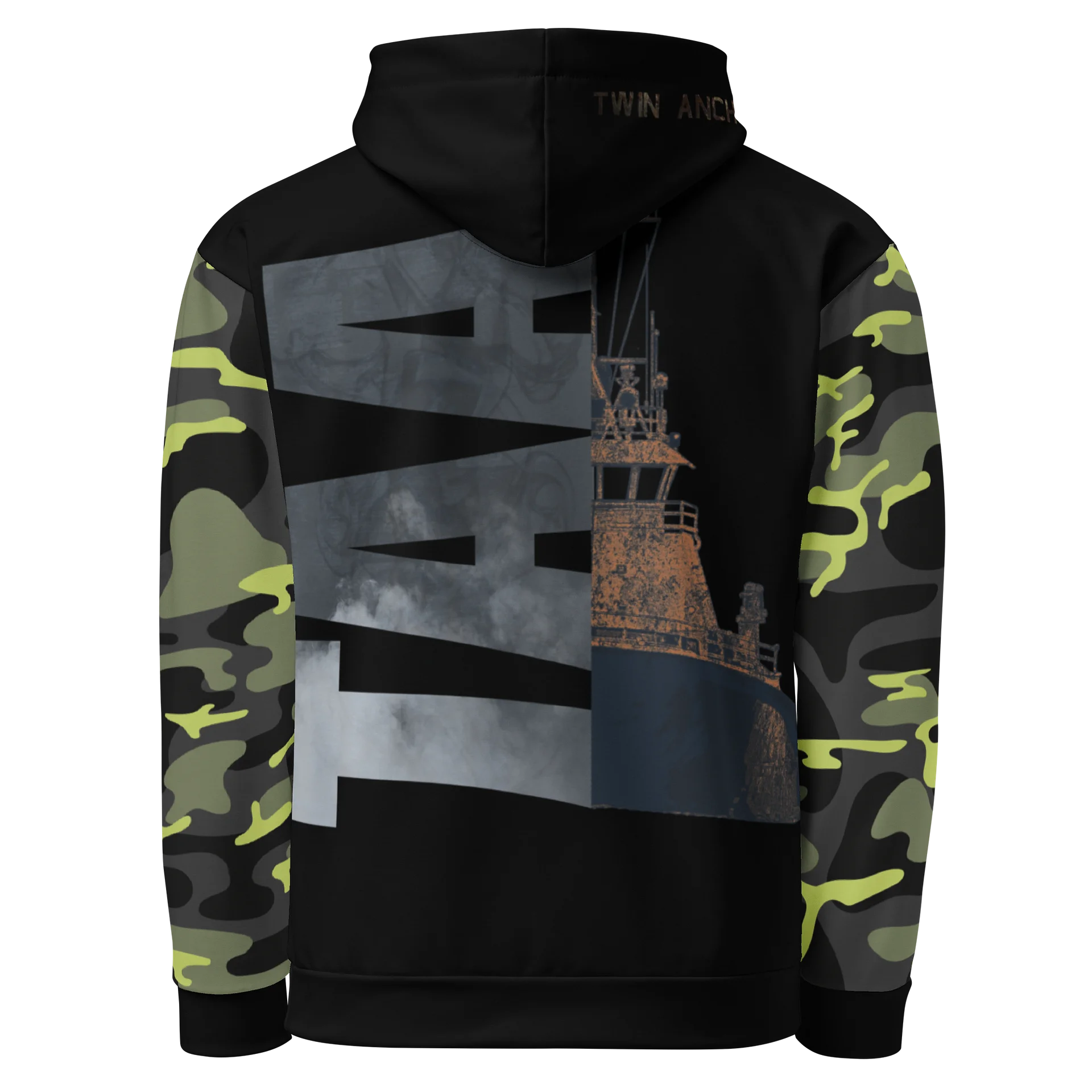 TAA & Foss Tug – (Camouflage & Black) – Performance Marine Wear | Twin Anchor Apparel North Current Line product image (1)