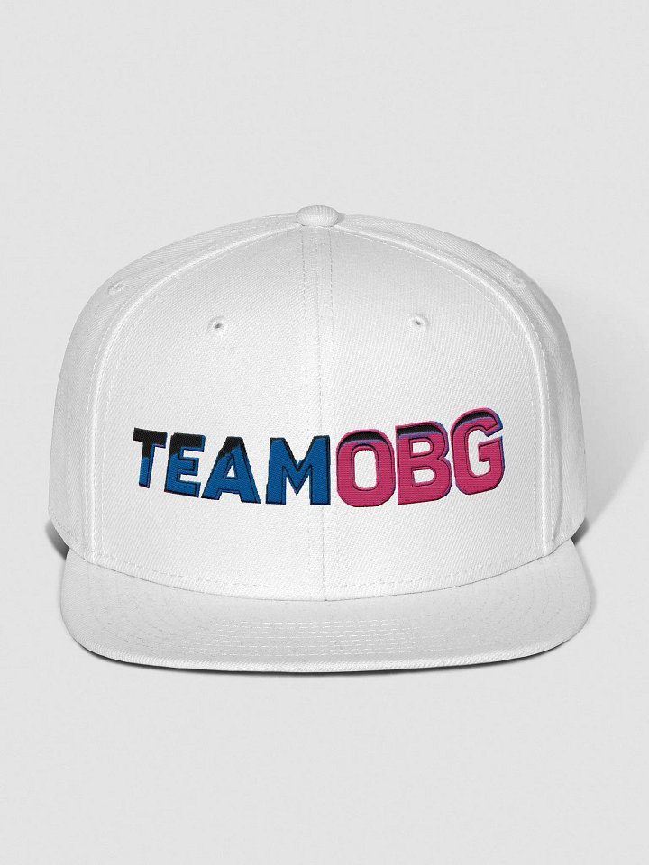 TeamOBG Snapback: White product image (2)