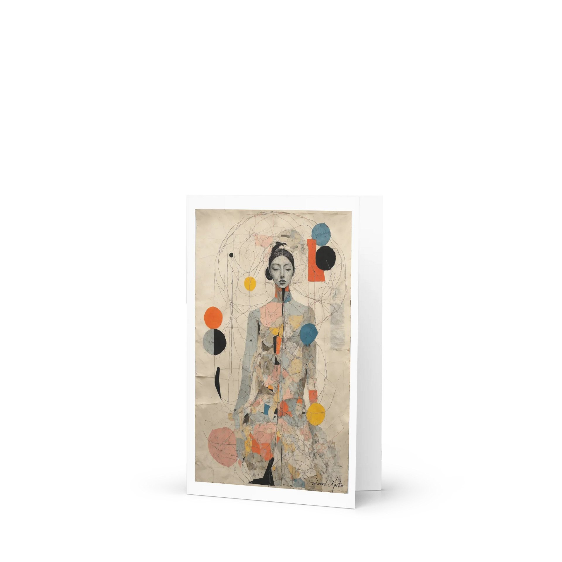 Chloe's Contemplation by Edward Martin Greeting Card product image (3)