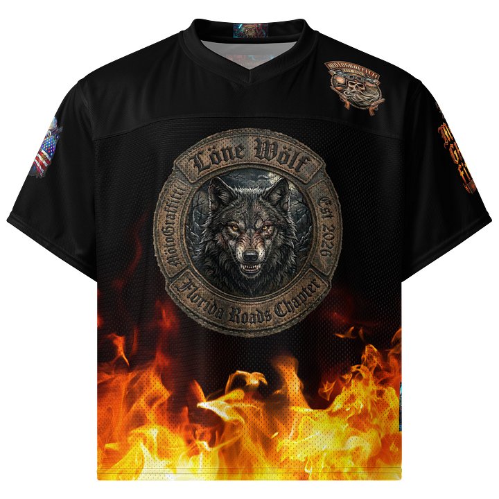 MötoGraffitti Löne Wölf Football Jersey product image (1)