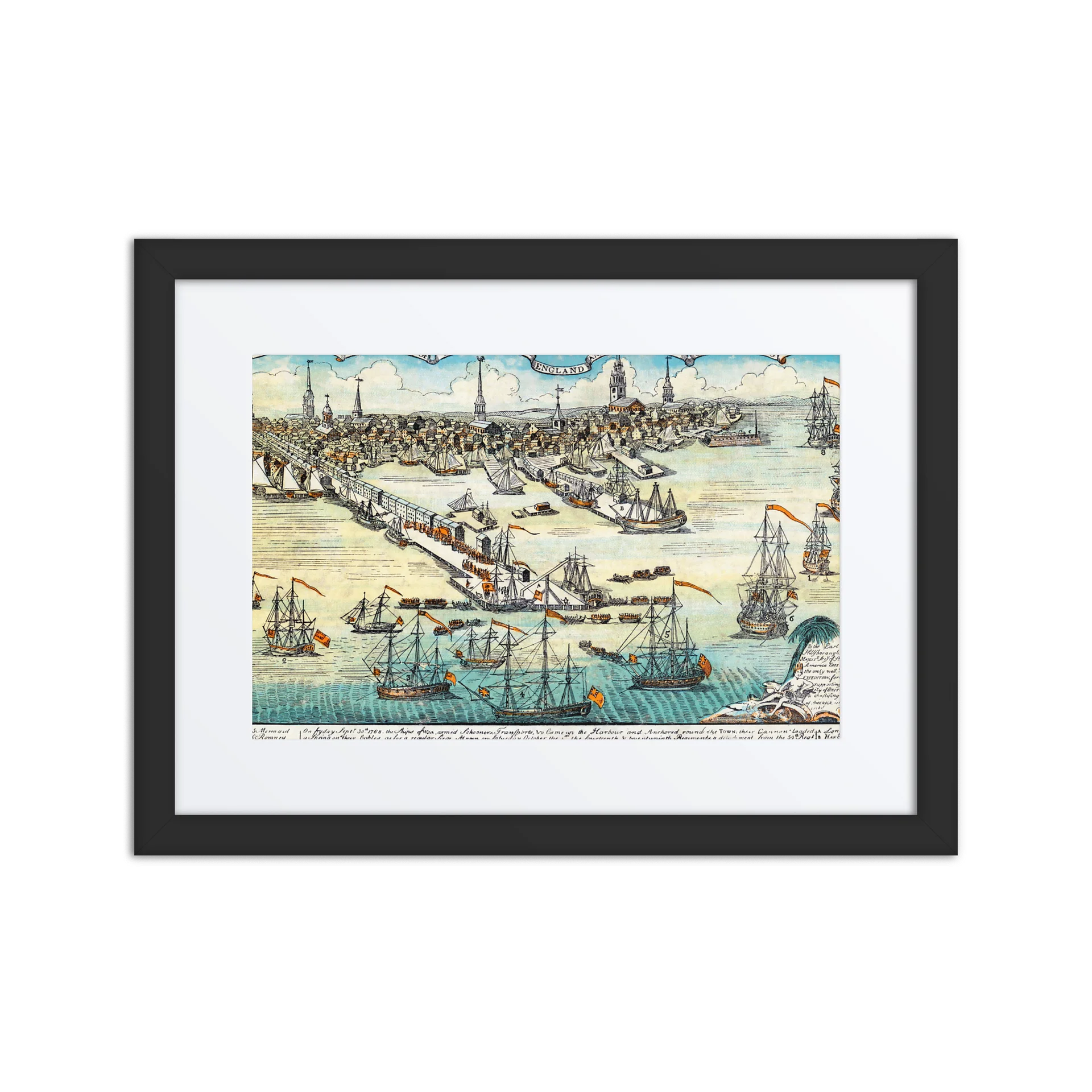 Antique Harbor Voyage Framed Poster product image (1)