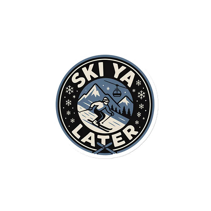 Ski Ya Later Magnet product image (2)