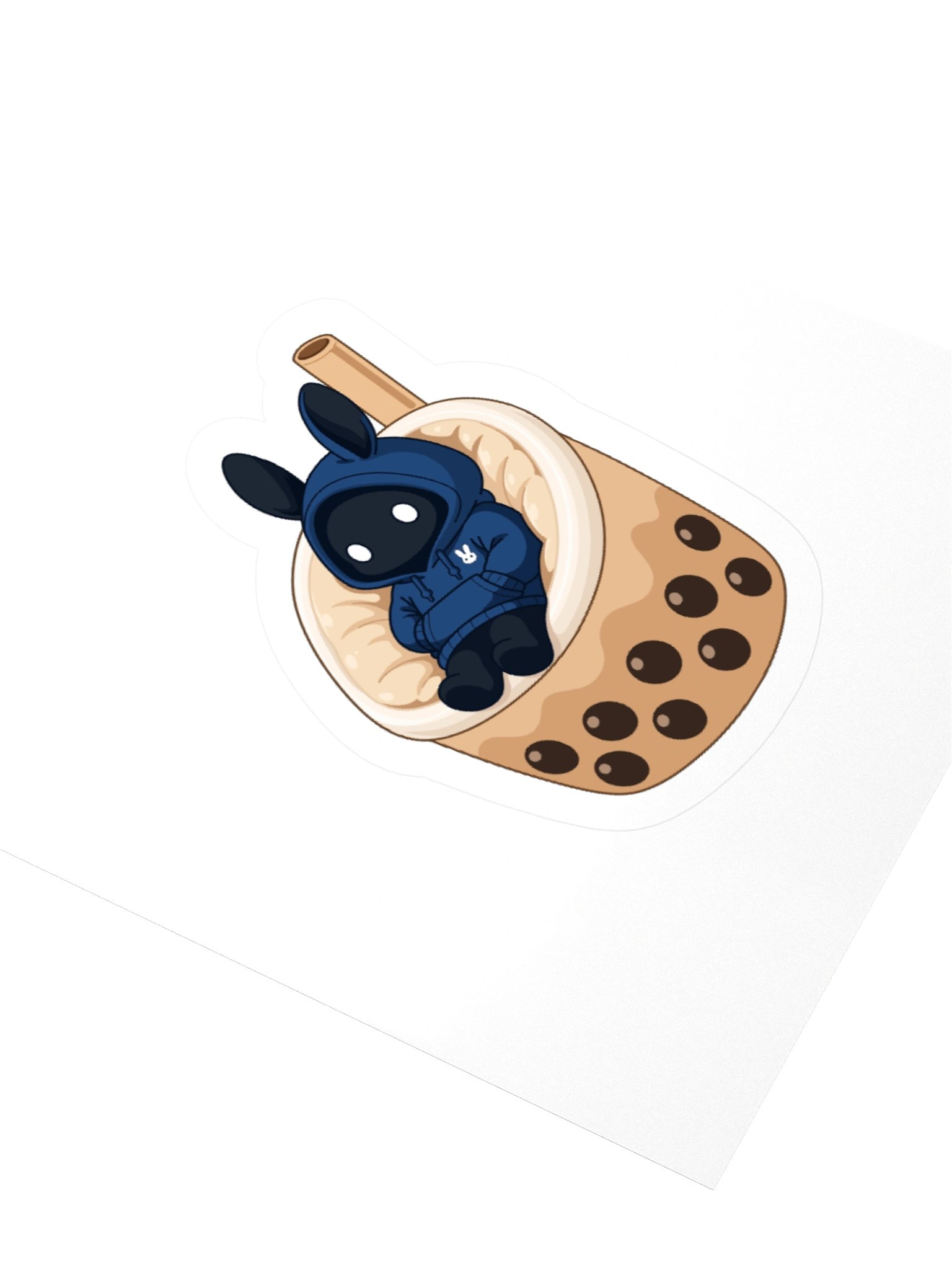 Poochoki Cozy Milk Tea Bean Bag Sticker product image (3)
