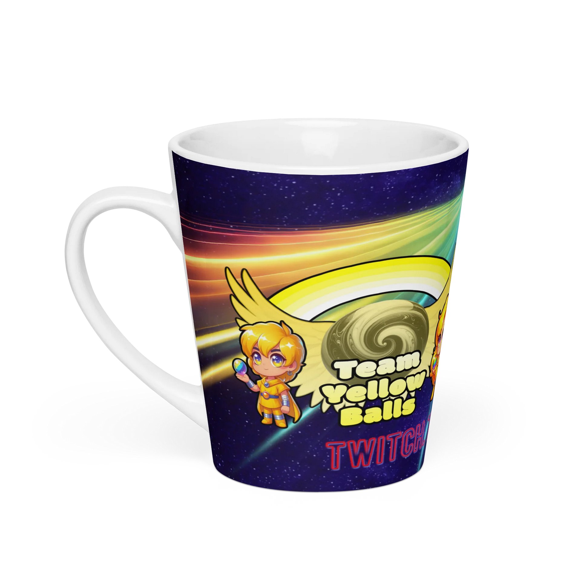Team Yellow Balls Latte Mug product image (1)