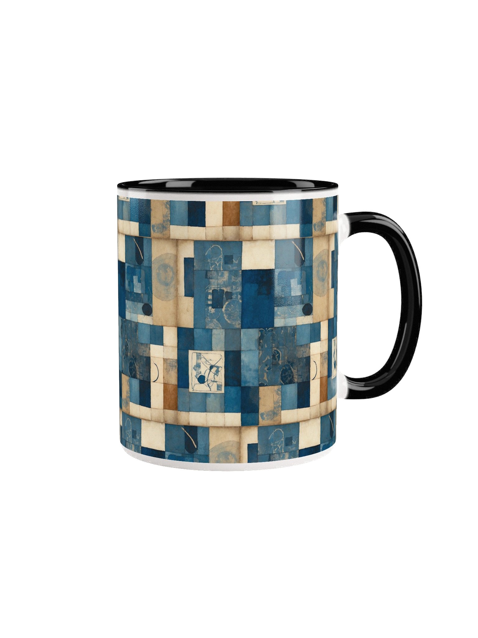 Mosaic Blues Ceramic Mug product image (2)