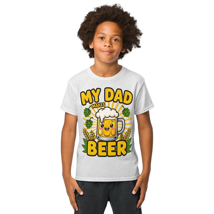 My Dad Makes Beer Youth Pro-Dry Sports Tee product image (9)