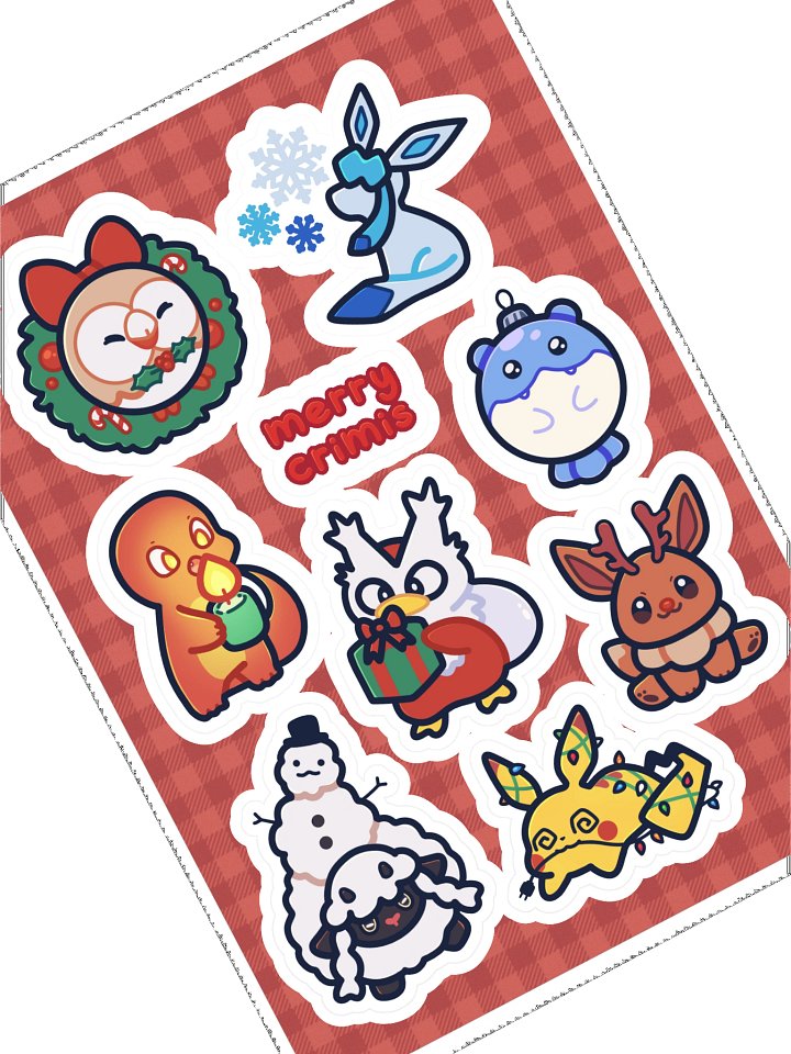 Pokémon Crimis Sticker Sheet product image (1)