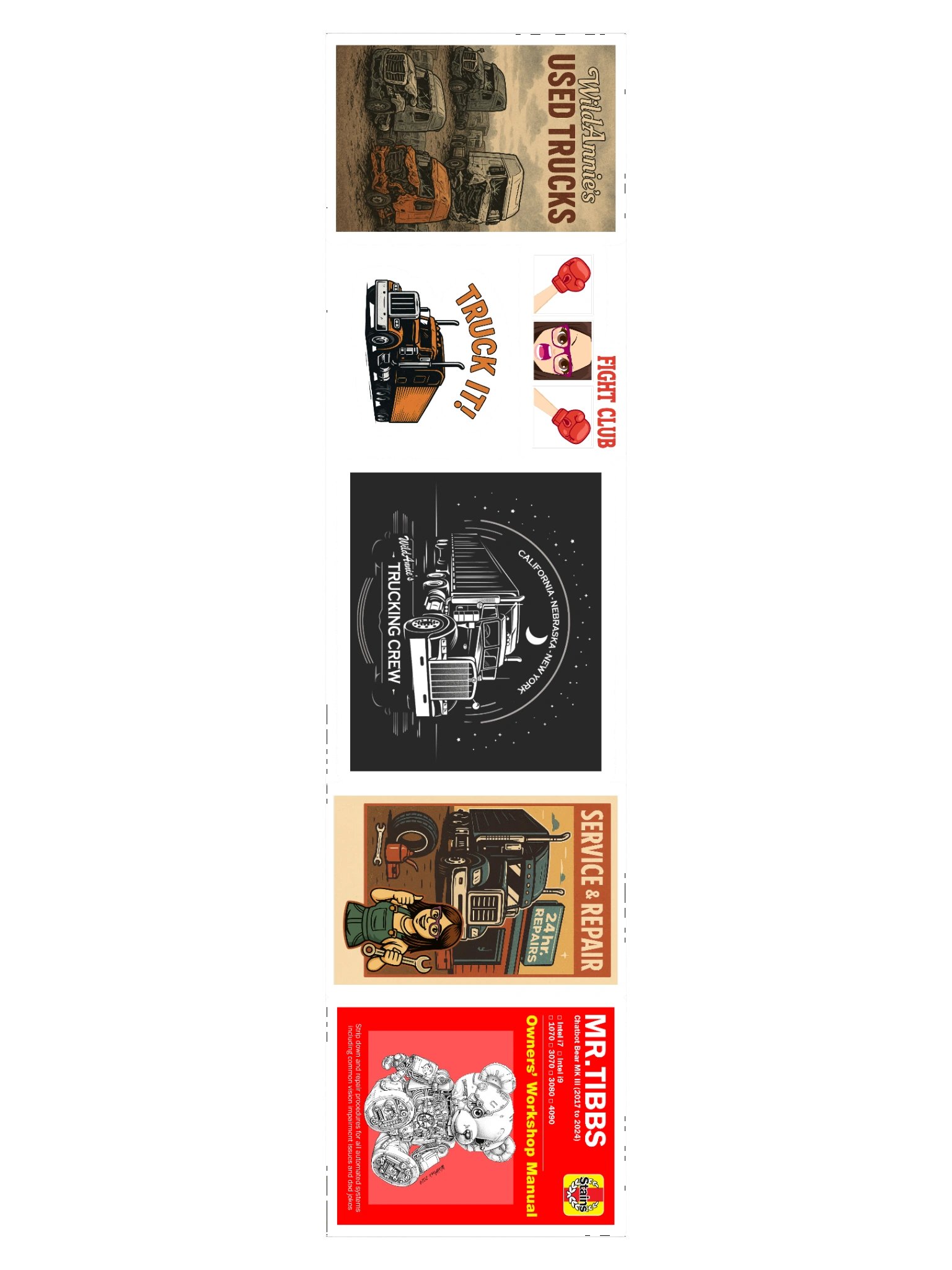 Sticker Sheet 1 - Mechanical Based product image (3)