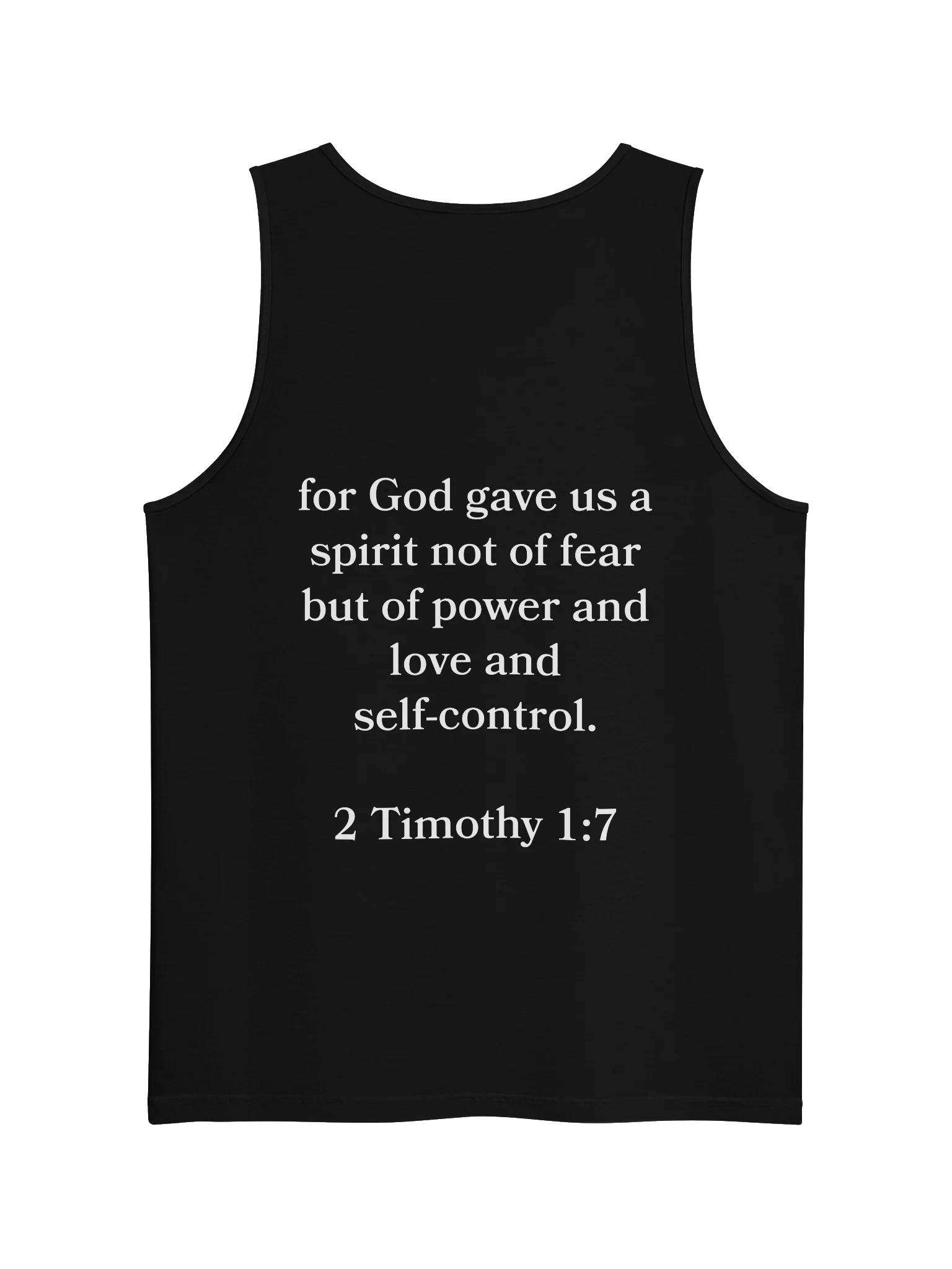 For God Gave Us a Spirit Not of Fear Tank product image (1)