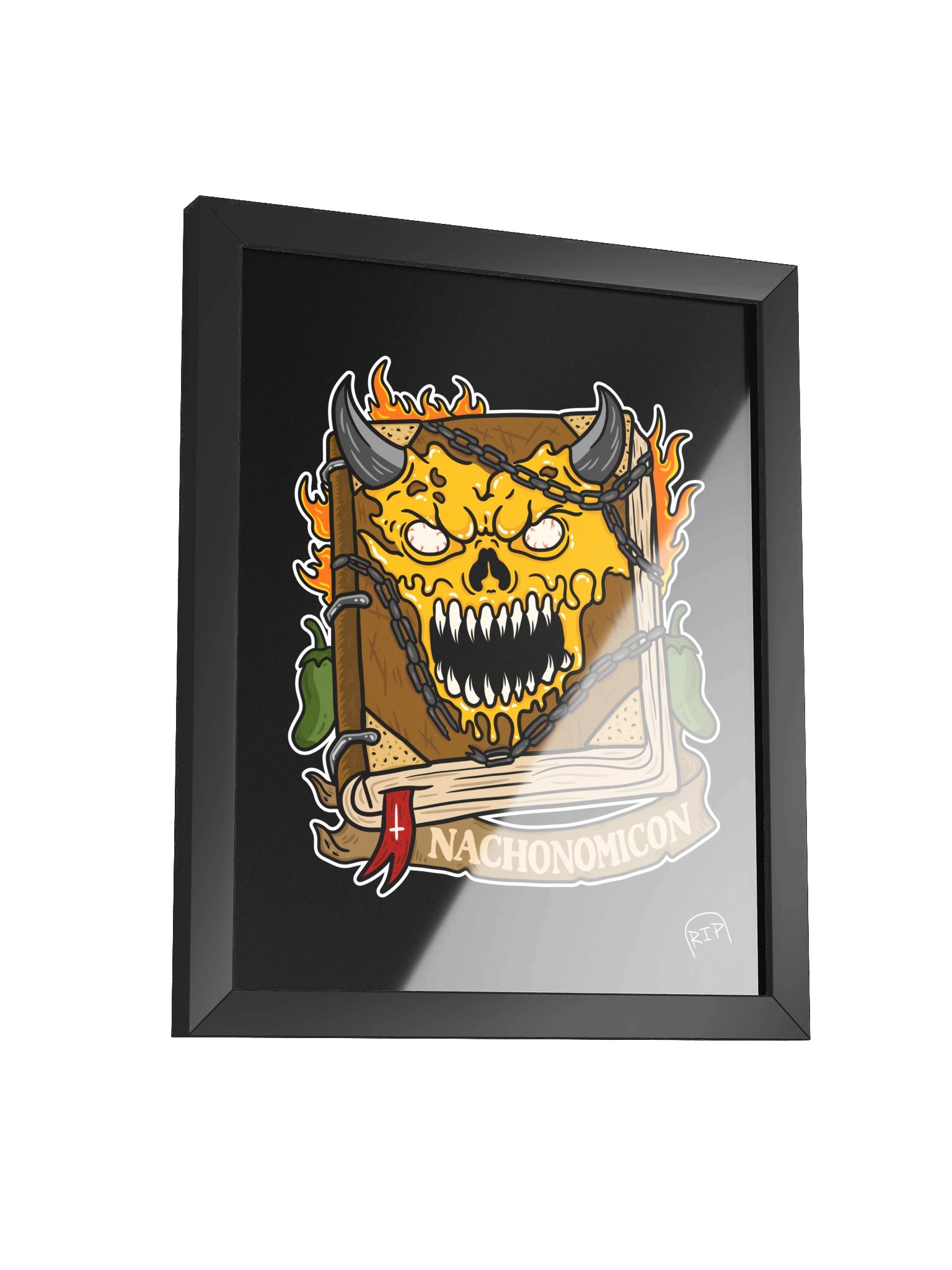 Nachonomicon- Framed Print (HIDDEN) product image (3)