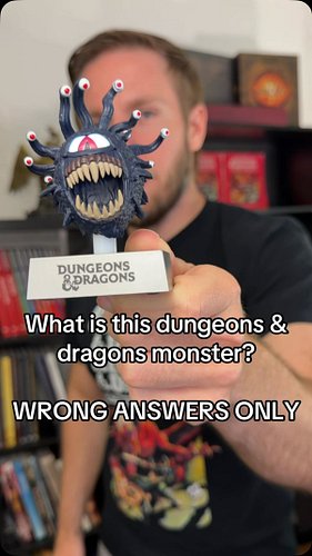 What is this dungeons and dragons monster? Wrong answers only! #dungeonsanddragons #dnd5e #dungeonmaster