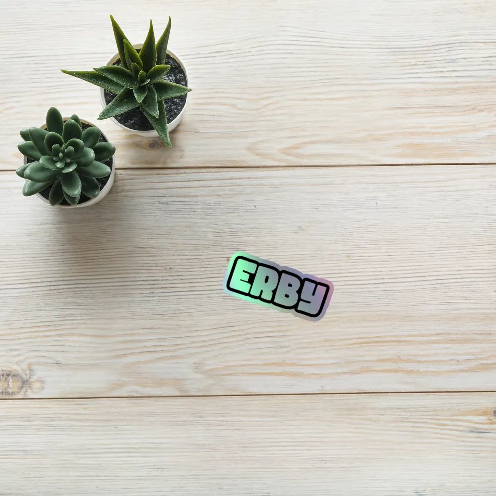 ERBY Holographic Sticker product image (8)