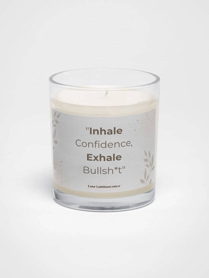 Confidence Infusion Funny Quote Candles product image (1)